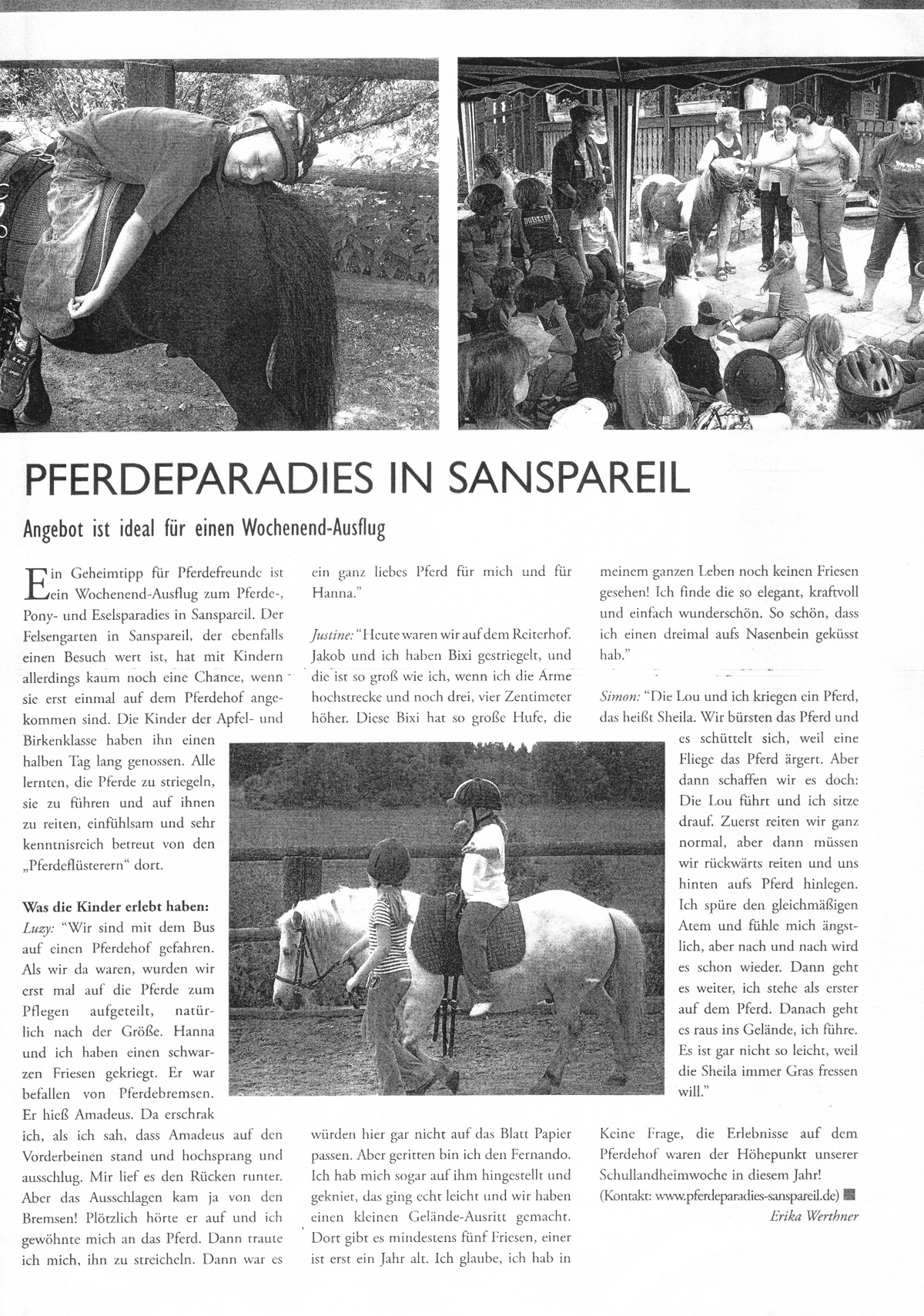 PFERDEPARADIES - Sanspareil